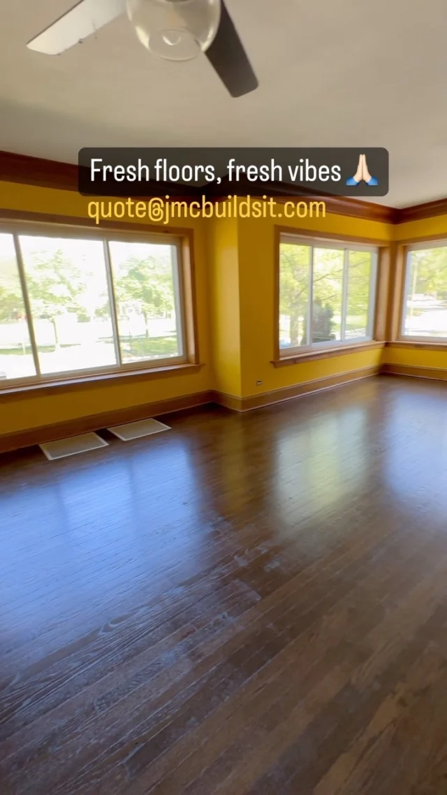 Fresh floors fresh vibes!! 
#fyp #foryoupage #viralreels #keephammering #keepbuilding #viral #explorepage #godisgreat #construction #remodel #chicago